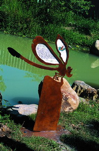Interpretative sign at Tao-mi Eco-village. (by Peng Kuo-Tung)